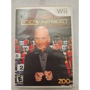 Deal or No Deal Nintendo Wii Video Game CIB Howie Mandel Zoo Games RVL-RLAE-USA